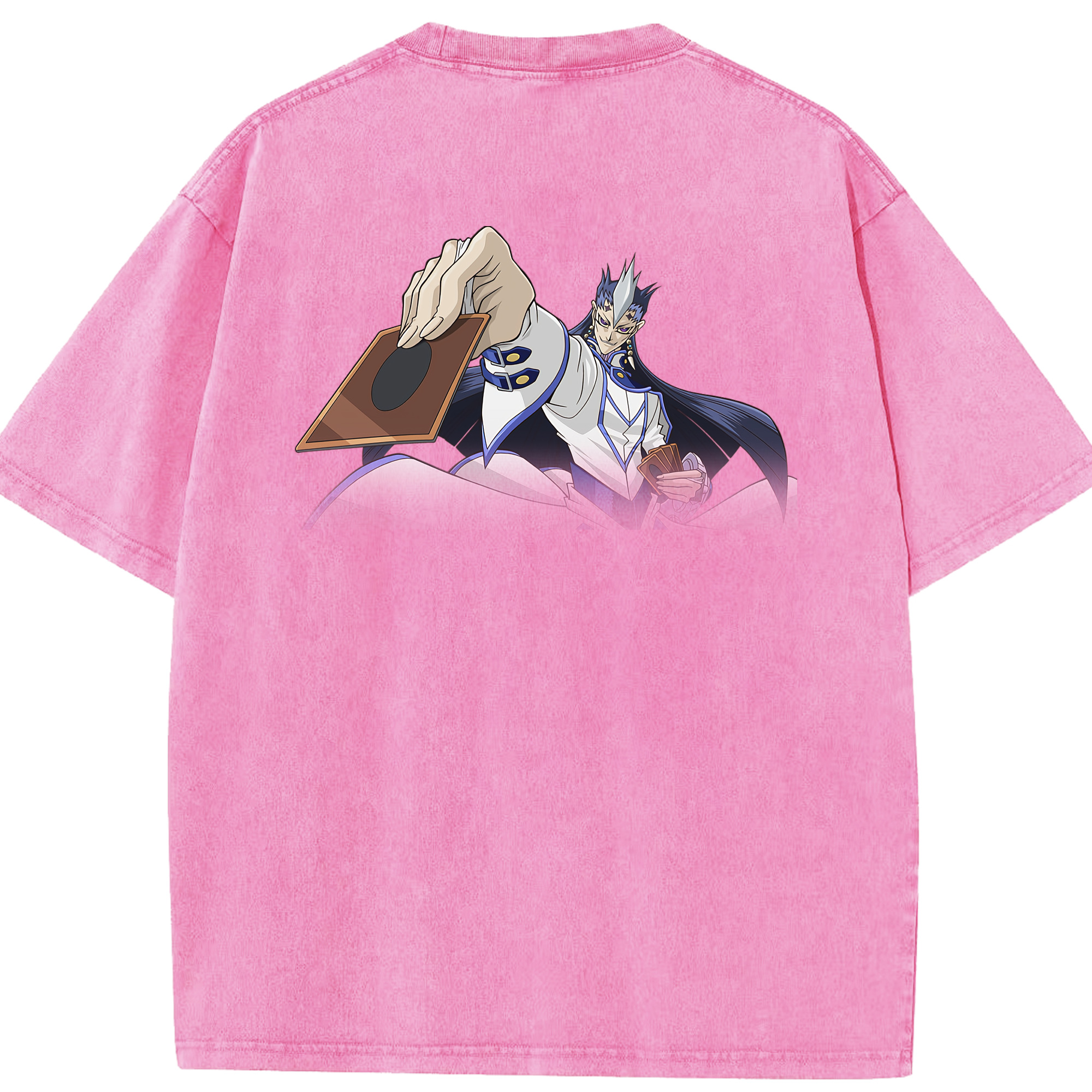 （画像用） 遊☆戯☆王 Yu-Gi-Oh! 綿100% ヴィンテージ風 半袖Tシャツ（背面プリント）